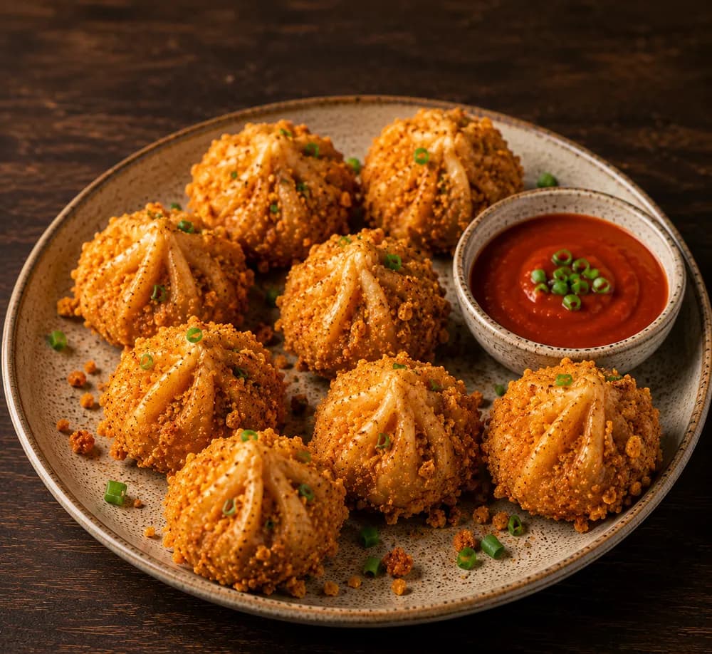Kurkure Veg Momo